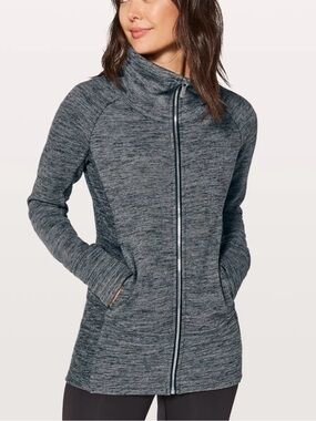 Lululemon Radiant Jacket II Heather gray size 6